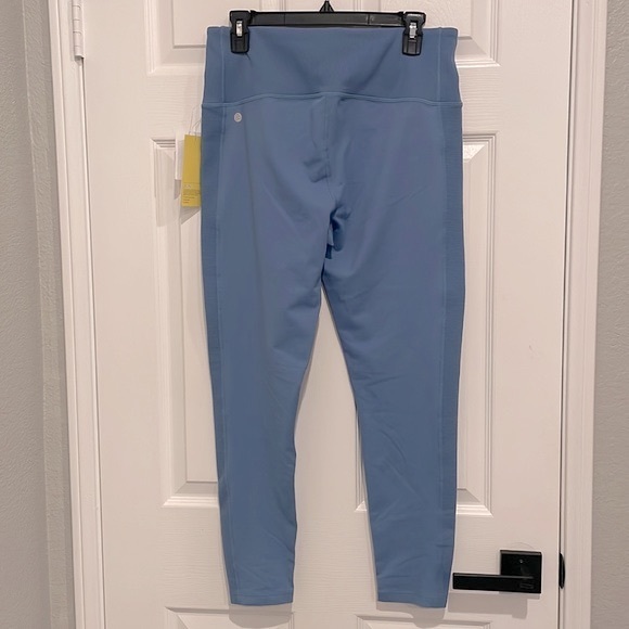 🆕 Zella Moto ribbed high waist ankle leggings Sz Large B9 - Picture 5 of 8